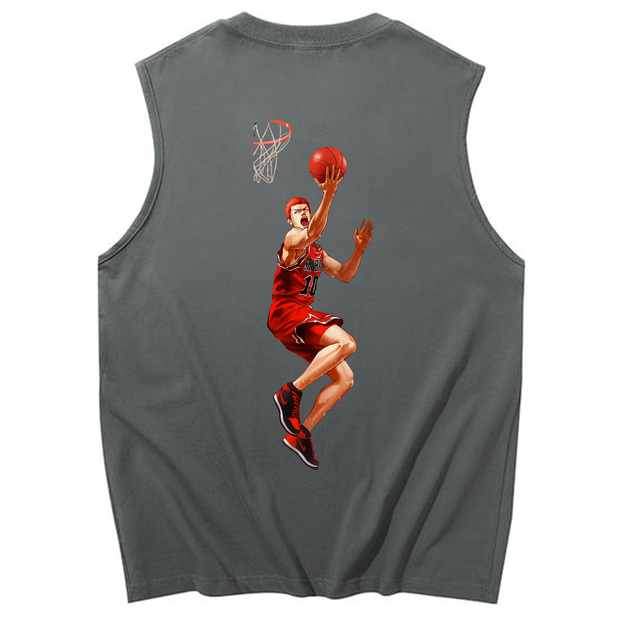 （画像用） SLAM DUNK／スラムダンク コットン100％タンクトップ（背面プリント）